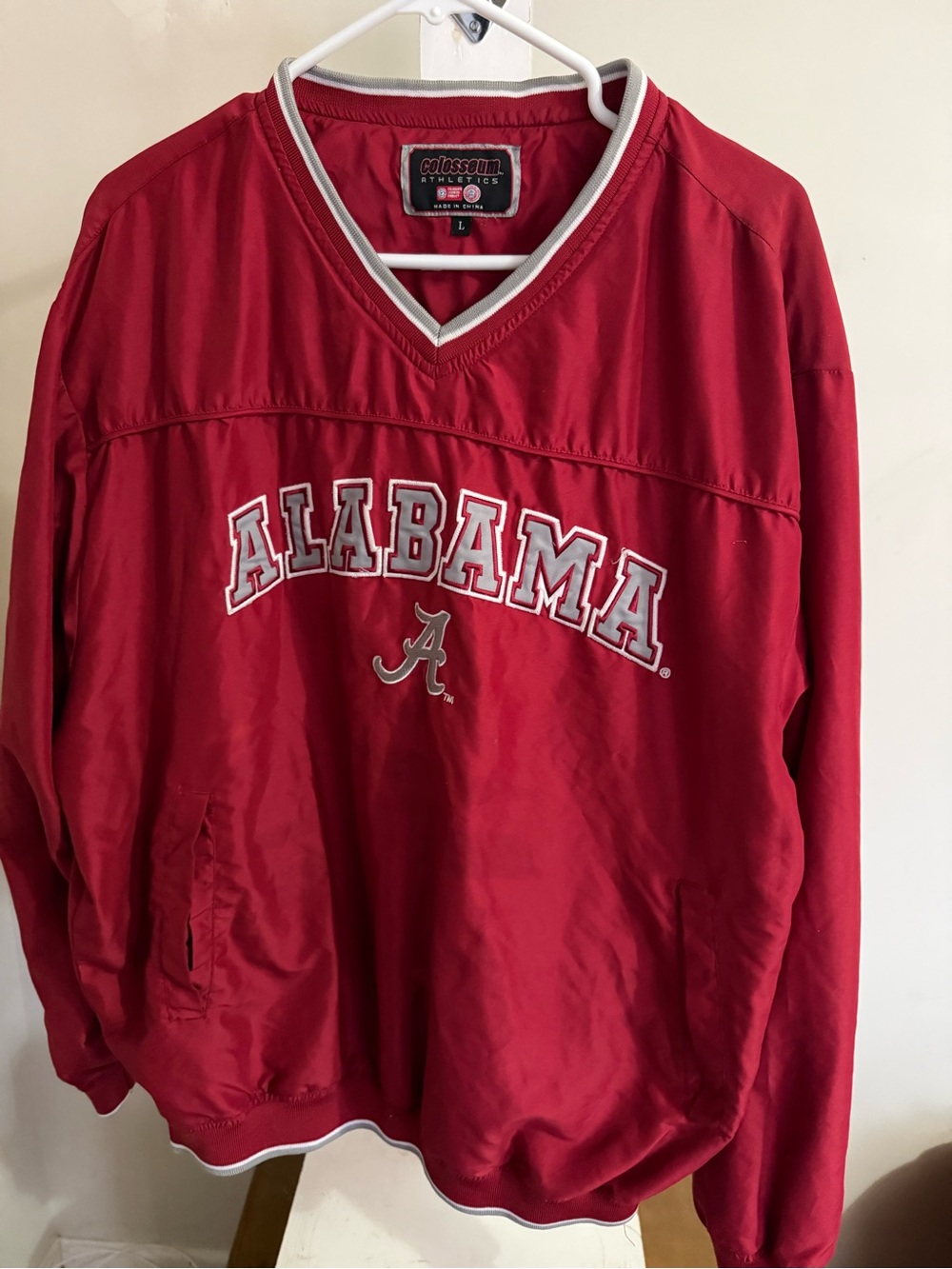 Colosseum Athletics Alabama Crimson Tide Windbreaker Pullover